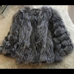 Custom made faux fur coat - never worn